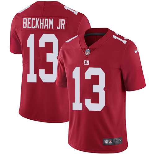 Nike New York Giants #13 Odell Beckham Jr Red Alternate NFL Vapor Untouchable Limited Jersey,We sell and wholesale Nike New York Giants #13 Odell Beckham Jr Red Alternate NFL Vapor Untouchable Limited Jersey on line form chian!